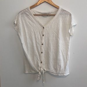 Tie front blouse